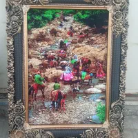 کوچ عشایر بافت ترک تبریز با قاب اصفهان تتابلوفرش