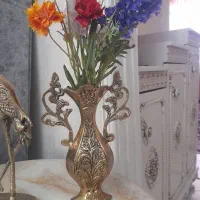 قو و گلدان برنز|مجسمه، تندیس، ماکت|اندیشه, شهرک کوثر|دیوار