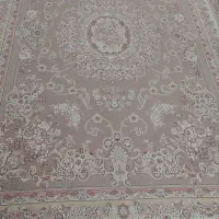 فرش ۱۲ متری کرم فندقی پاتریس کاشان