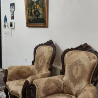 مبل سلطنتی ۷ نفره + ۲ میزبان|مبلمان خانگی و میز عسلی|لاهیجان, گلستان|دیوار