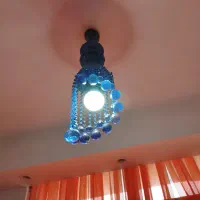 تک شاخه آبی