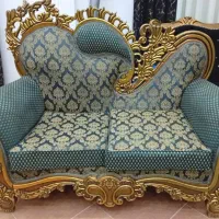 مبل ۷ نفر سلطنتی زیبا و راحت|مبلمان خانگی و میز عسلی|رشت, پسیخان|دیوار