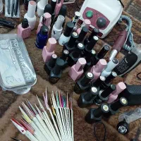 فروش لوازم صفرتاصد ناخن کاری عجله دارم زیر قیمت