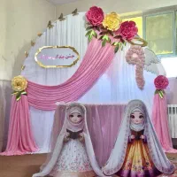 جشن تکلیف دکور دیزاین جشن شکوفه ها گل آرایی الفبا|خدمات پذیرایی، مراسم|قم, پردیسان|دیوار