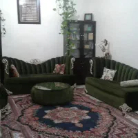 مبل صدفی رومی.پارچه مخمل و چوب سنگین|مبلمان خانگی و میز عسلی|بهبهان, |دیوار