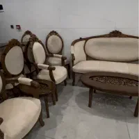 مبل ۹نفره. ناهار خوری ۶نفره|مبلمان خانگی و میز عسلی|تهران, میدان میوه و تره‌بار مرکزی|دیوار