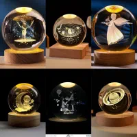 چراغ خواب گوی کریستال