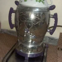 سماور+قوری چینی+سینی سماور نو