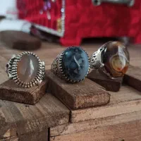 تعدادی انگشتر نقره|جواهرات|سنندج, |دیوار