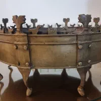 مس قدیمی،برنجی،برنز فرش،منقل،قفل لگن تاس پاتیل کاپ