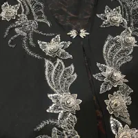 لباس مجلسی سنگ دوزی کار دست