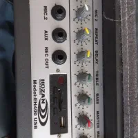 اکو همراه شارژی HOZAN - EH 400 با میکروفن بیسیم|سیستم صوتی خانگی|قم, شهرک مهدیه|دیوار