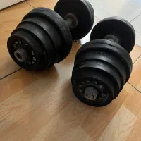 یک جفت دمبل متغیر آهنی