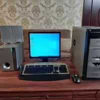 سیستم کامپیوتر کامل با اسپیکر مانیتور کیبورد|رایانه رومیزی|تهران, عباسی|دیوار