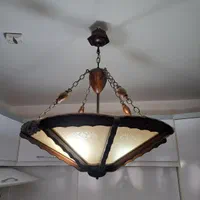 لوستر چوبی درحدنو