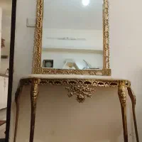 آینه کنسول برنج