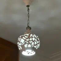 لوستر چینی و کریستال|لوستر و چراغ آویز|رشت, نیکمرام|دیوار