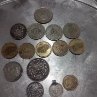 تعدادی سکه واسکناس|کلکسیون سکه، تمبر، اسکناس|نگین شهر, |دیوار