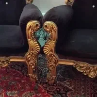 مبلمان سلطنتی سایز بزرگ دست دوم|مبلمان خانگی و میز عسلی|قم, شهرک امام حسن|دیوار