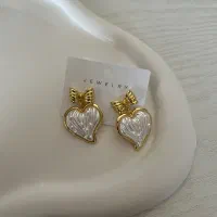 گوشواره قلب و پاپیون|بدلیجات|اصفهان, احمدآباد|دیوار