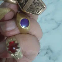 ۵ انگشتر برنجی کهنه قدیمی خیلی زیبا