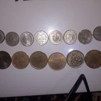 چهل عدد سکه شاهی واسلامی