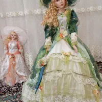 دوعددعروسک چتری پرنسسی سرامیکی