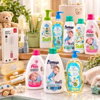 مایع شوینده نوزاد و شیشه شور مسافرتی کودک