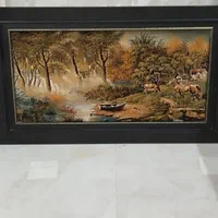 تابلو فرش بزرگ کاملا سالم