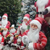 بابانوئل فیس واقعی|مجسمه، تندیس، ماکت|اصفهان, پل شریعتی|دیوار