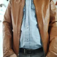 کاپشن چرم طبیعی