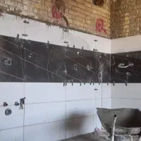 بندکشی سنگ و سنگ لاشه ،کاشی کاری و بلوک چینی|خدمات پیشه و مهارت|آباده, |دیوار