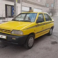 تاکسی پراید ۸۷ گردشی تعهدی بی رنگ