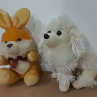 عروسک خرگوش و سگ