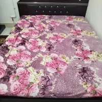 فروش تخت خواب دونفره با دراور و آینه و تشک ..|تخت و سرویس خواب|شاهرود, |دیوار