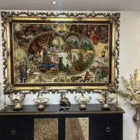 آموزش فرش و تابلو فرش دستبافت .