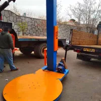 دستگاهstrchپالت/استرچ.پالت بندپیچ+استرج صفحه گردان