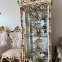 بوفه سلطنتی سفید طلایی (سالم و شیک)