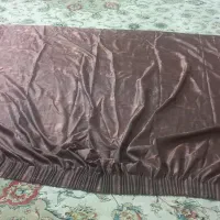 پرده شامی  ساتن کتان  دو رو