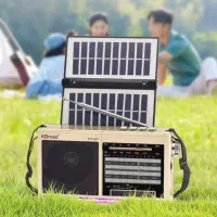 رادیو اسپیکر پنل خورشیدی فول پورت و موج حرفه ای