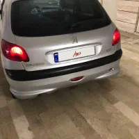 پژو ۲۰۶ مدل ۸۴ تیپ ۳ نقره ای مرتب و سالم