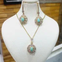 ست طلاروس زنونه فیروزه نیشابوری