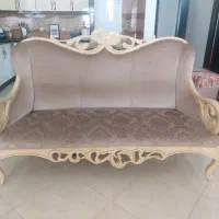 مبلمان استیل چوب گردو ۷نفره