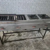 منقل گازی استیل و چدنی