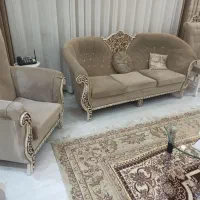 مبل 9 نفره که دوتاش میزبان هستش بهمراه میز|مبلمان خانگی و میز عسلی|سقز, |دیوار