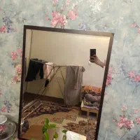 آینه اتاق خواب تک   دور چوب