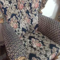 مبل سلطنتی ۹نفره بهمراه میز جلومبلی|مبلمان خانگی و میز عسلی|رفسنجان, |دیوار
