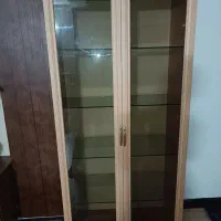 بوفه چوبی وشیشه ای