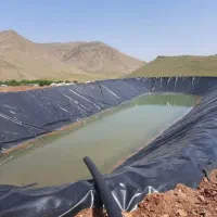 استخر ذخیره آب کشاورزی با ورق ژئوممبران|خدمات باغبانی و درختکاری|همدان, |دیوار