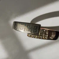 تک پوش آیینه ای و دستبند بنگل کار شده